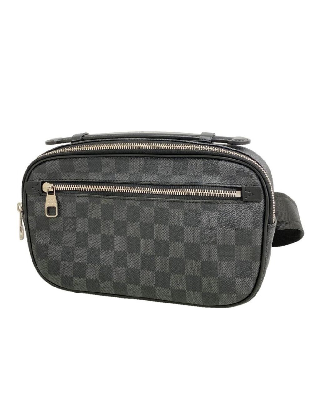 Louis Vuitton Belt Bag Damier Graphite Ambler Black